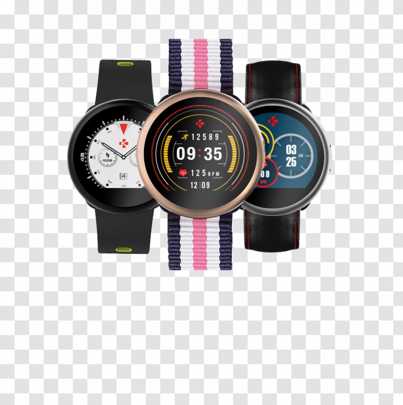 MyKronoz ZeRound2HR Smartwatch 45mm Brushed Black ZeRound With Touchscreen Adult 2 - Gauge - Watch Transparent PNG