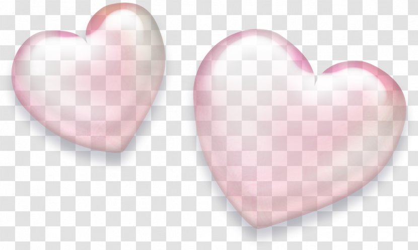 Love Heart - Pink - Candy Transparent PNG
