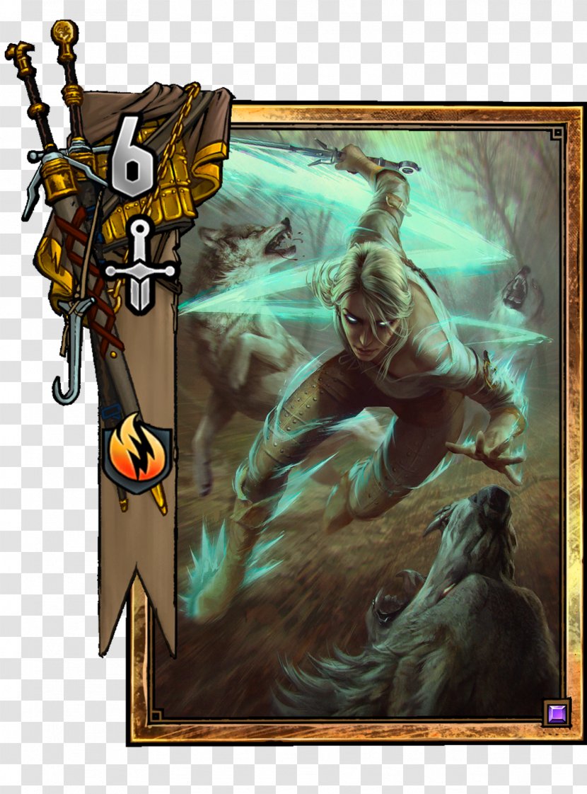 Gwent: The Witcher Card Game 3: Wild Hunt Geralt Of Rivia Art Ciri - Poster Transparent PNG