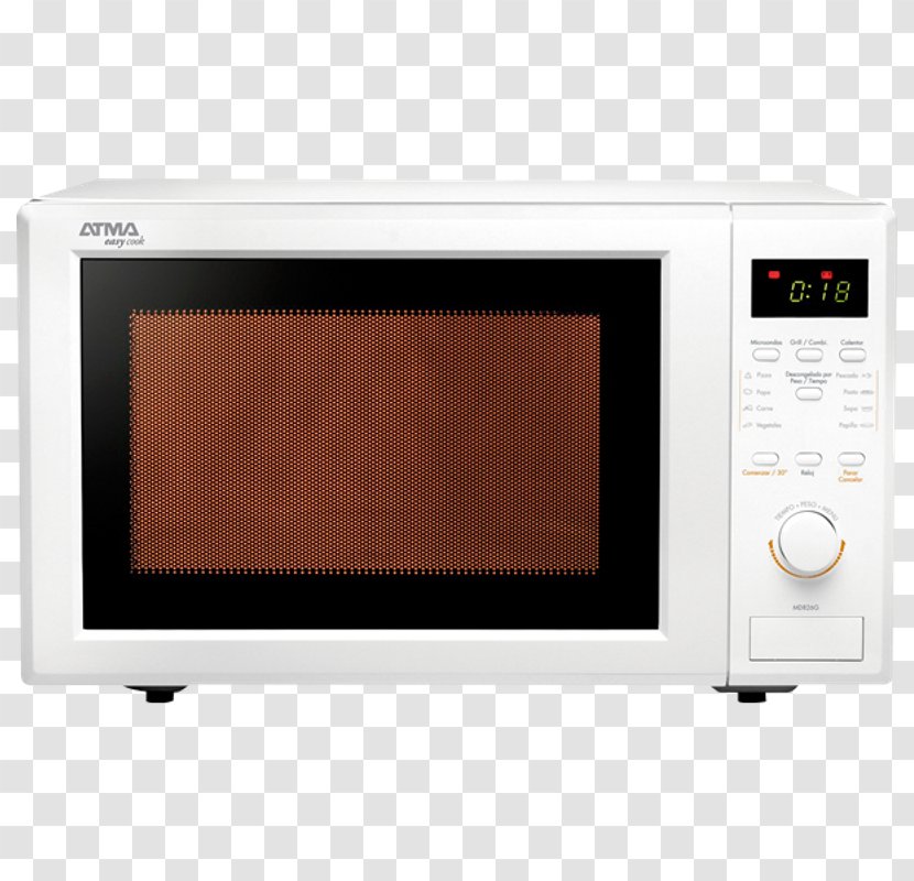 Microwave Ovens Barbecue - Home Appliance - Micro Ondas Transparent PNG