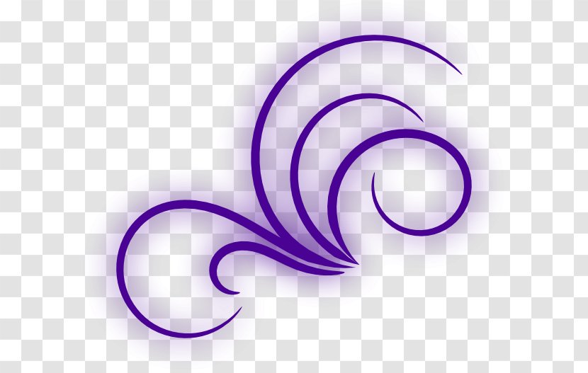Clip Art - Spiral - Purple Clipart Transparent PNG