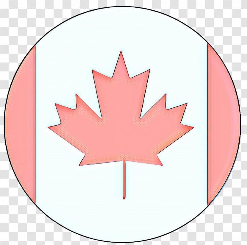 Canada Maple Leaf - Tree - Plane Peach Transparent PNG