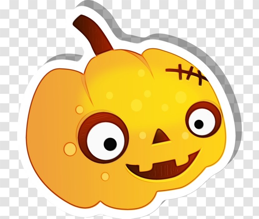 Halloween Orange Background - Lantern - Ear Smile Transparent PNG