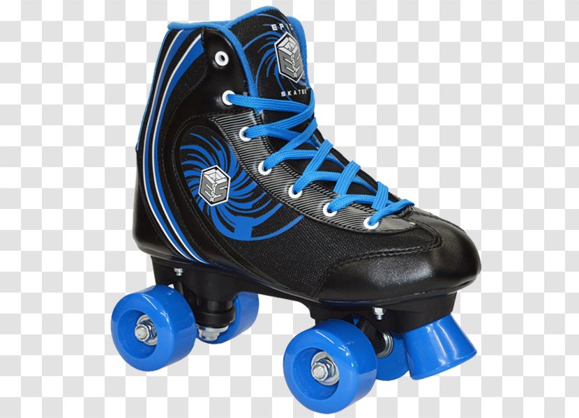 Quad Skates Roller Skating Hockey Patín - Footwear - Blue Taxi Transparent PNG