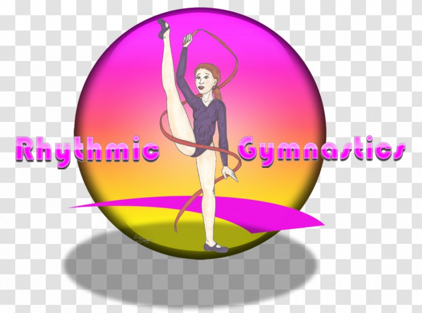 Rhythmic Gymnastics T-shirt Graphics Font - Purple Transparent PNG
