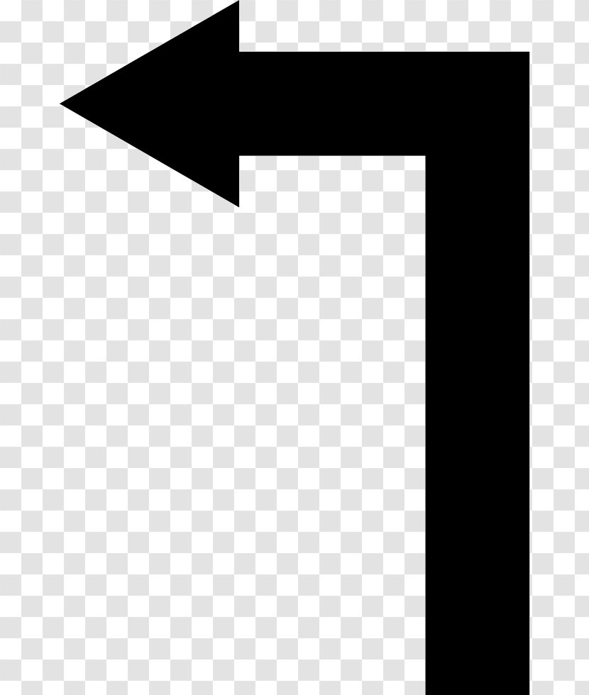Logo Line Arrow Symbol Angle - Monochrome Transparent PNG