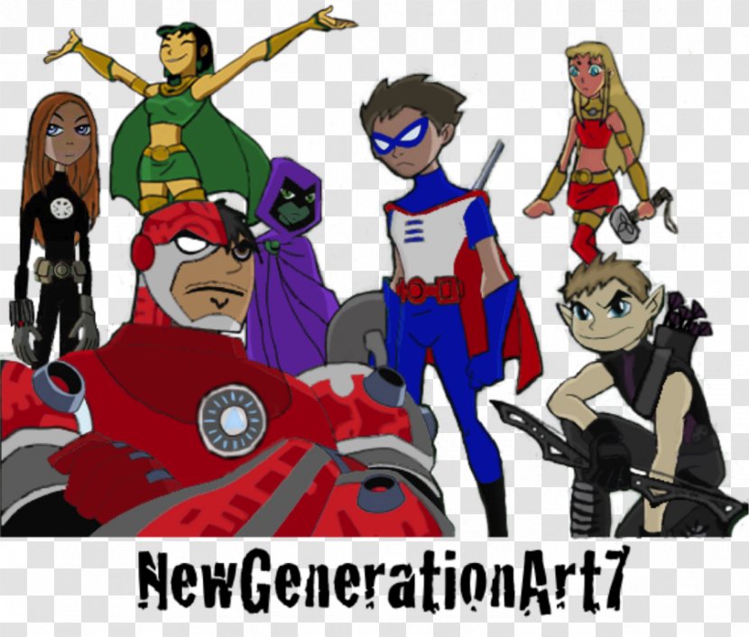 Beast Boy Starfire Thor Teen Titans Young Avengers - Hero Transparent PNG