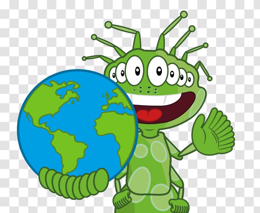 Tree Frog School Training Teacher Clip Art - Holding Earth Transparent PNG