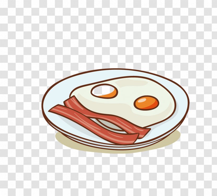 Breakfast Bacon Fried Egg Omelette Fast Food Transparent PNG