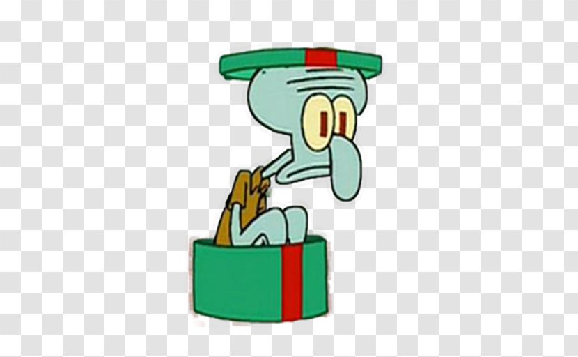 Squidward Tentacles Patrick Star Sandy Cheeks Animation - Lovely Octopus Gift Box Transparent PNG