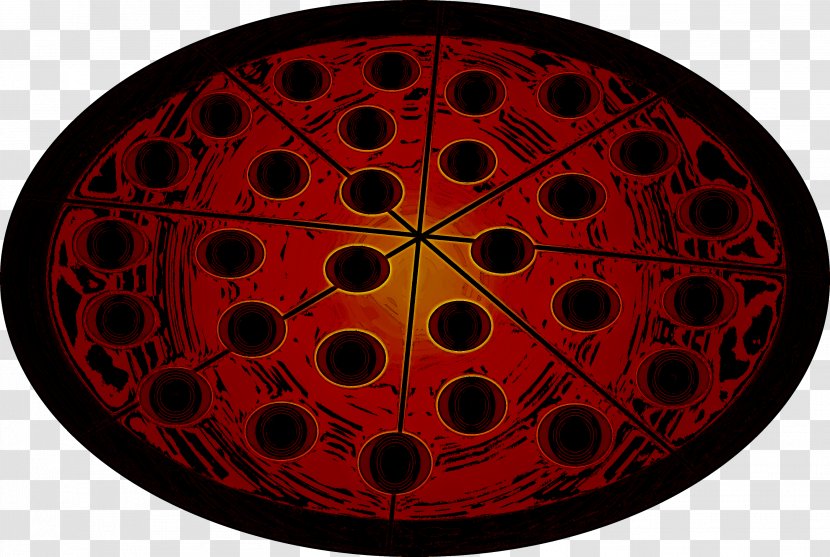 Red Pattern Circle Transparent PNG