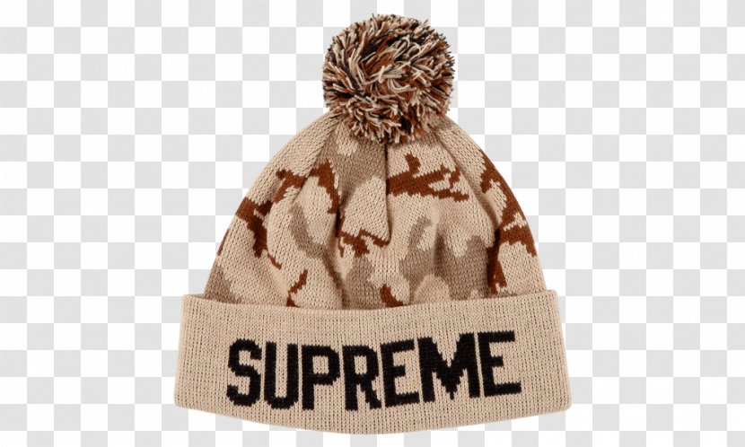 Beanie Supreme Military Camouflage Used Good - Brown Louis Vuitton Hoodie Transparent PNG