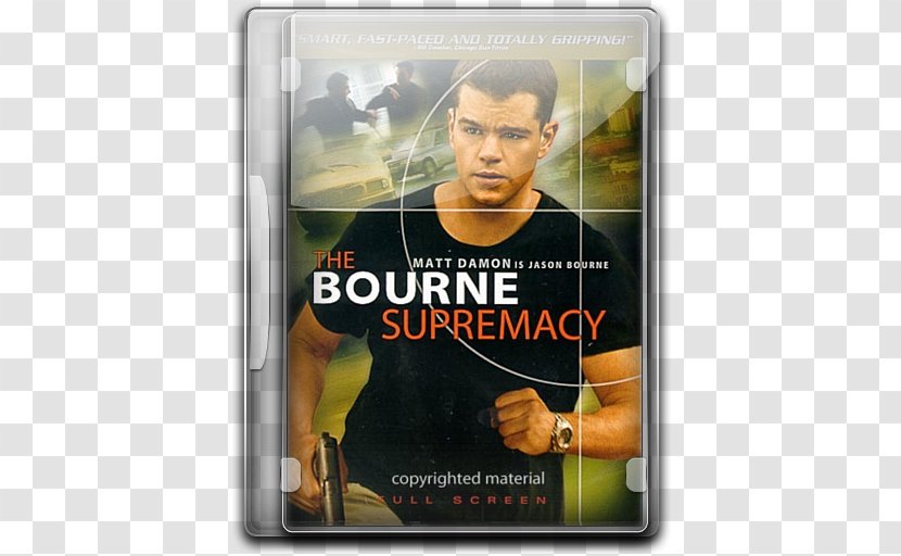 Matt Damon The Bourne Supremacy Jason Film Series - Dvd Transparent PNG