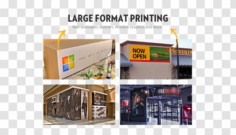 Printing Wide-format Printer Web Banner Large Format - Wall - Billboards Transparent PNG