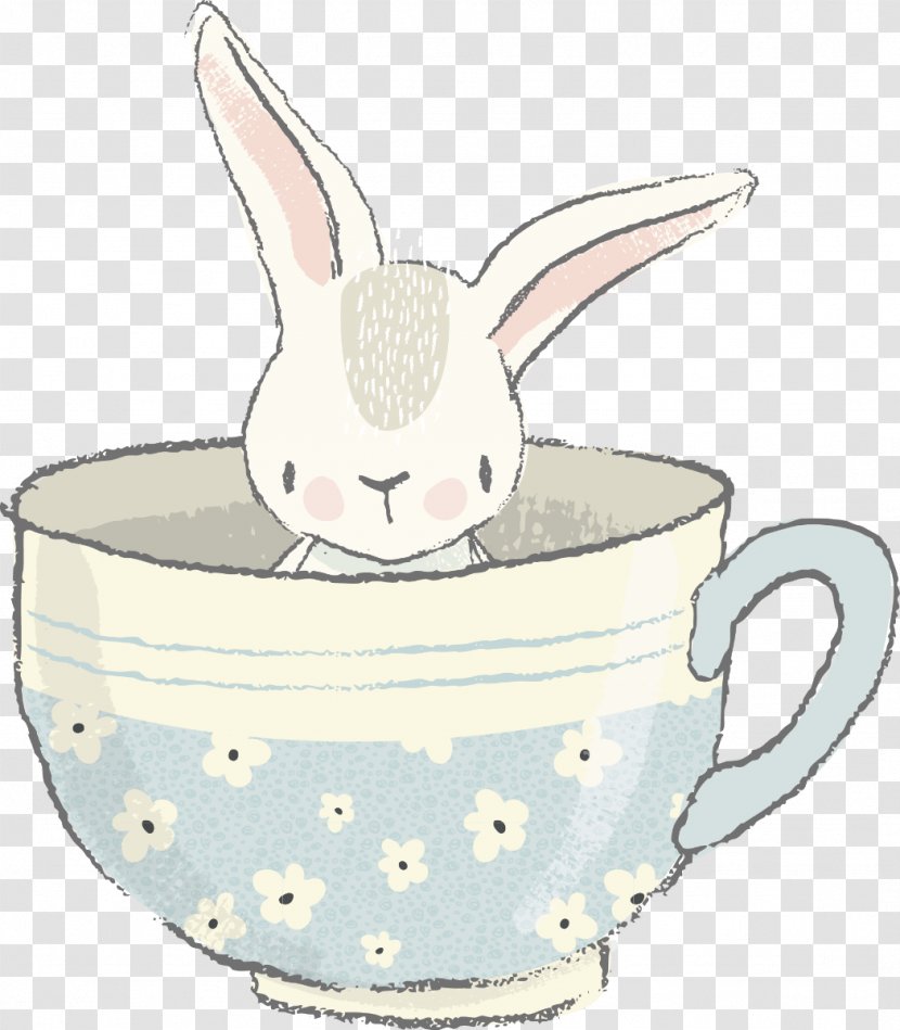 Domestic Rabbit Clip Art Illustration Easter Bunny Drawing - Cartoon Rabbits Transparent PNG