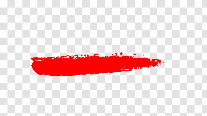 Brush Painting - Drawing - RED LINES Transparent PNG