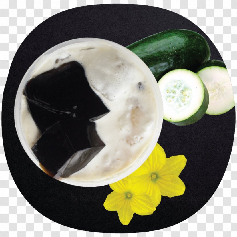 Winter Melon Punch Tea Milk Grass Jelly - Nata De Coco - Bubble Menu Transparent PNG