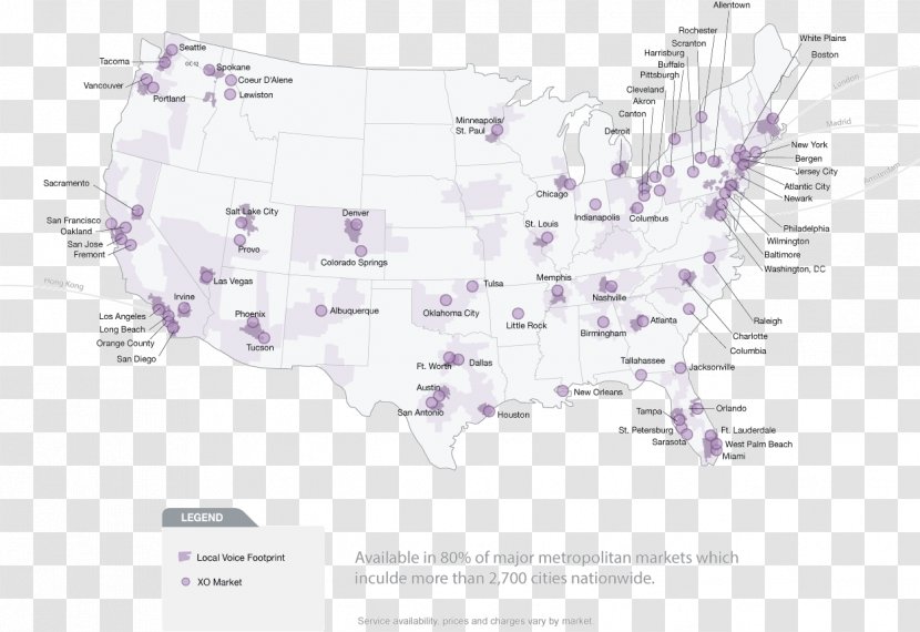 Map Line - Purple - Design Transparent PNG