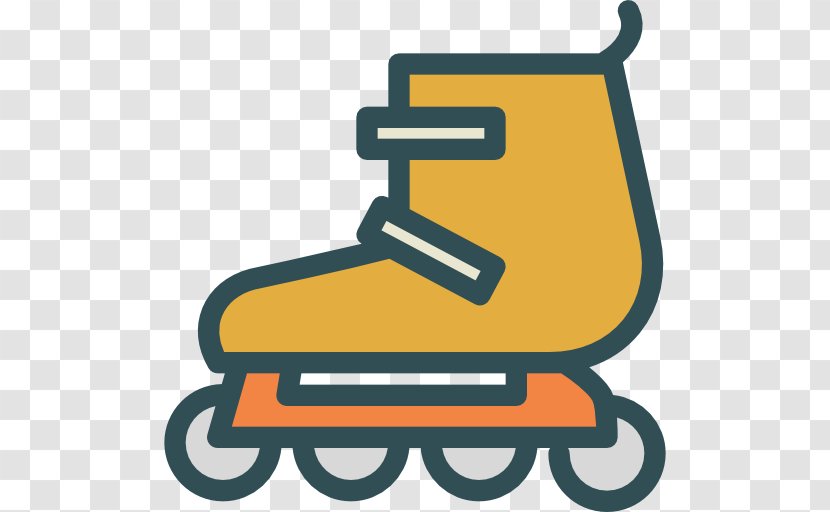 Roller Skates Skateboarding Icon - Area Transparent PNG