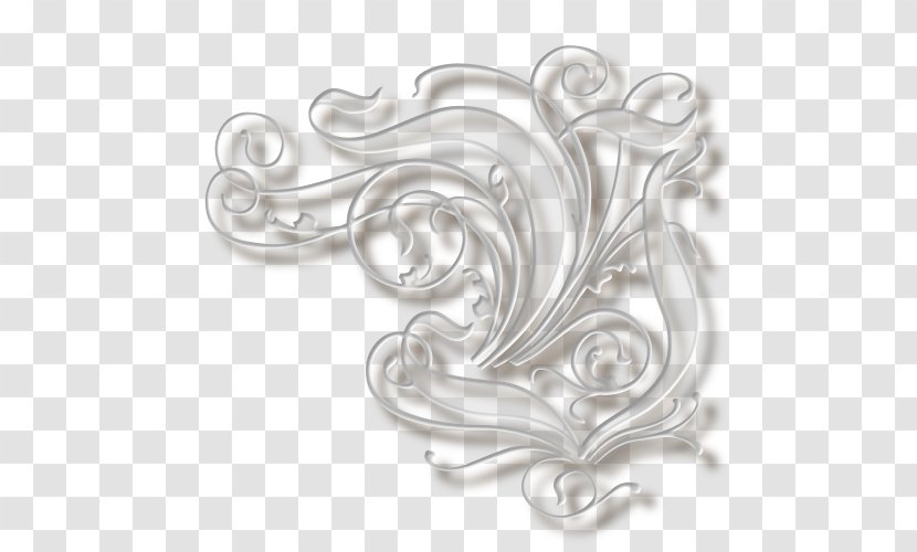 Silver Body Jewellery White Transparent PNG