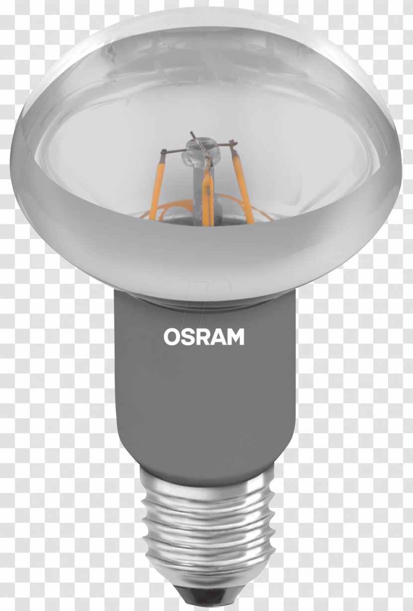 LED Lamp Edison Screw Incandescent Light Bulb Osram Transparent PNG