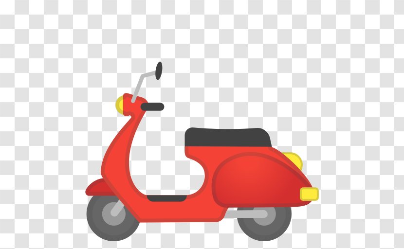 Car Scooter Motorcycle Emoji - Moped Transparent PNG