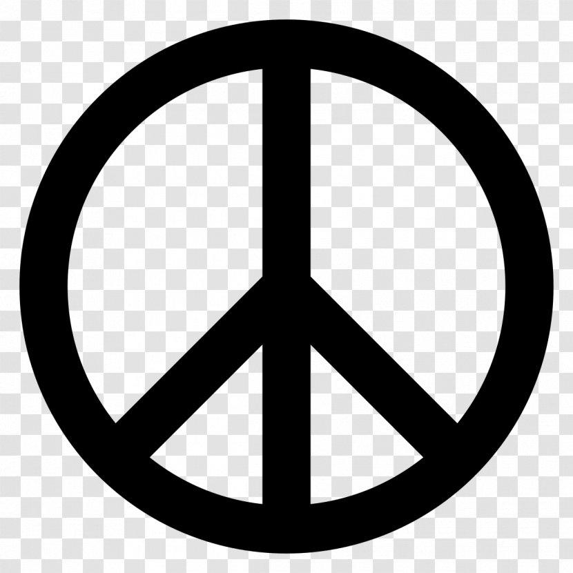 Peace Symbols Campaign For Nuclear Disarmament - Wikimedia Commons - Green Circle Transparent PNG