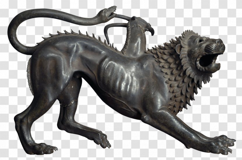 Chimera Of Arezzo Royal Academy Arts Etruscan Civilization - Metal Transparent PNG