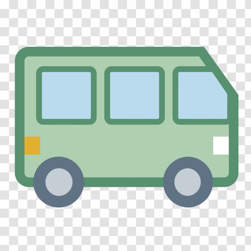 Clip Art Bus Image - Area - Minibus Transparent PNG