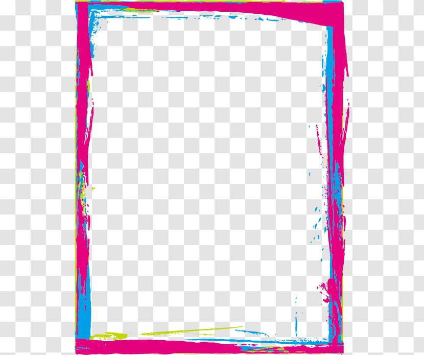 Inkjet Printing Computer File - Textile - Vector Color Border Transparent PNG