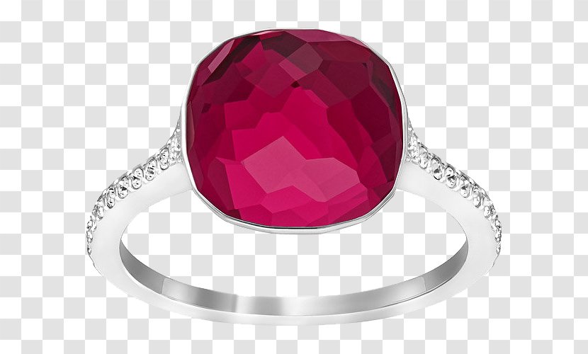 Earring Swarovski AG Jewellery Bracelet - Pendant - Jewelry Garnet Ring Transparent PNG