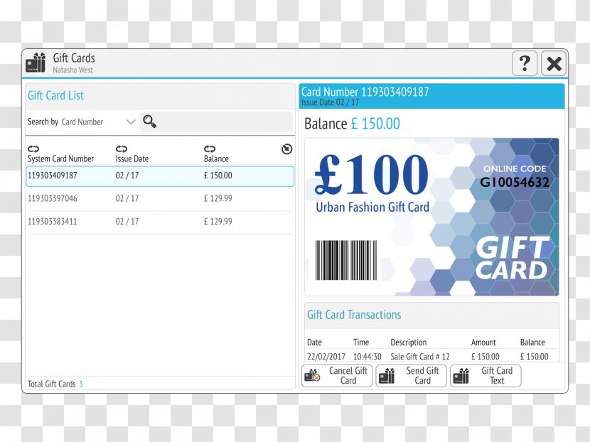 Gift Card Point Of Sale Money Stored-value - Discounts And Allowances Transparent PNG