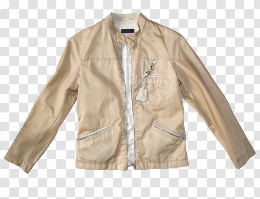 Leather Jacket Calvin Klein Beige Bum Bags Transparent PNG