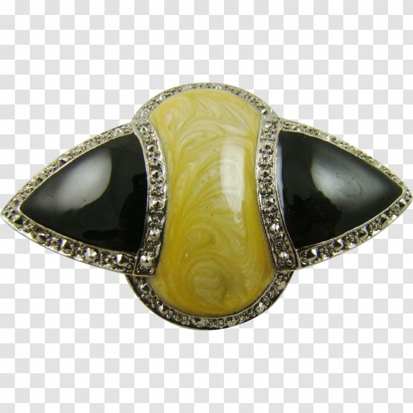 Gemstone Jewellery Clothing Accessories Onyx Silver - Diamond - Brooch Transparent PNG