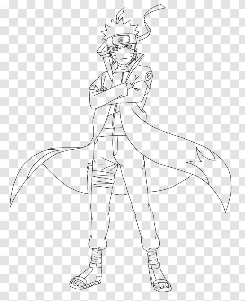 Naruto Uzumaki Sasuke Uchiha Minato Namikaze Line Art Sketch - Tree Transparent PNG