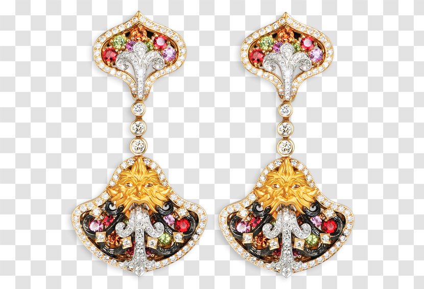 Earring Jewellery Gold Bracelet Palace Of Versailles - Diamond - Yellow Sapphire Earrings Transparent PNG
