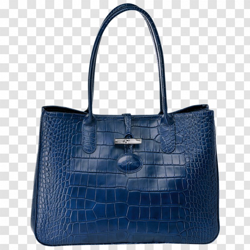 Tote Bag Leather Blue Handbag - Brand Transparent PNG