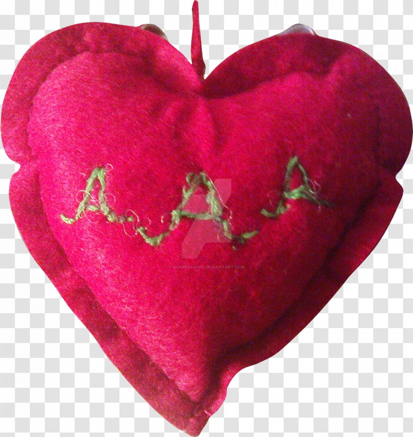 Valentine's Day Heart - Magenta Transparent PNG