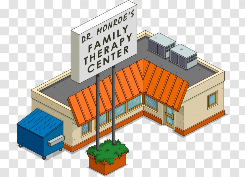 The Simpsons: Tapped Out Marvin Monroe Groundskeeper Willie Family Therapy Springfield - Roof Transparent PNG