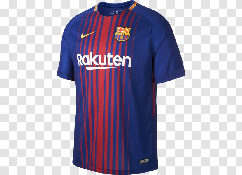FC Barcelona Jersey 2017–18 La Liga 0 Kit - Football - Fc Transparent PNG
