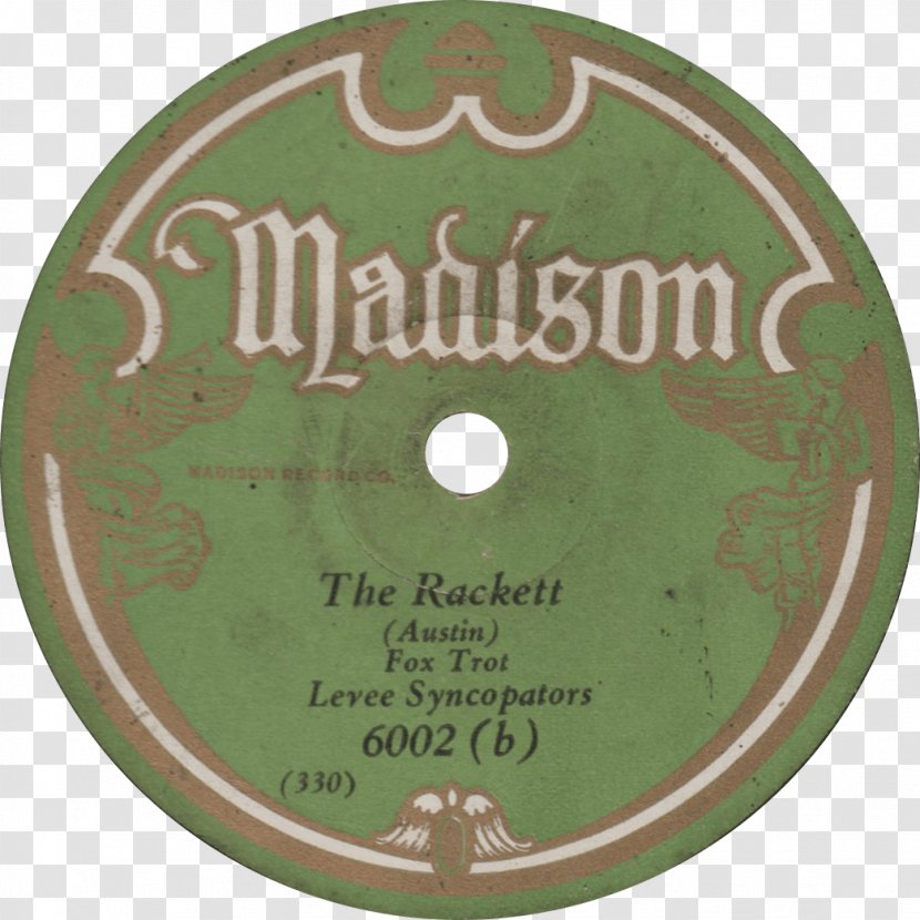 Record Label Levee Syncopators The Rackett Sound Recording And Reproduction Blue Note - Wisconsin - Tin Pan Alley Transparent PNG