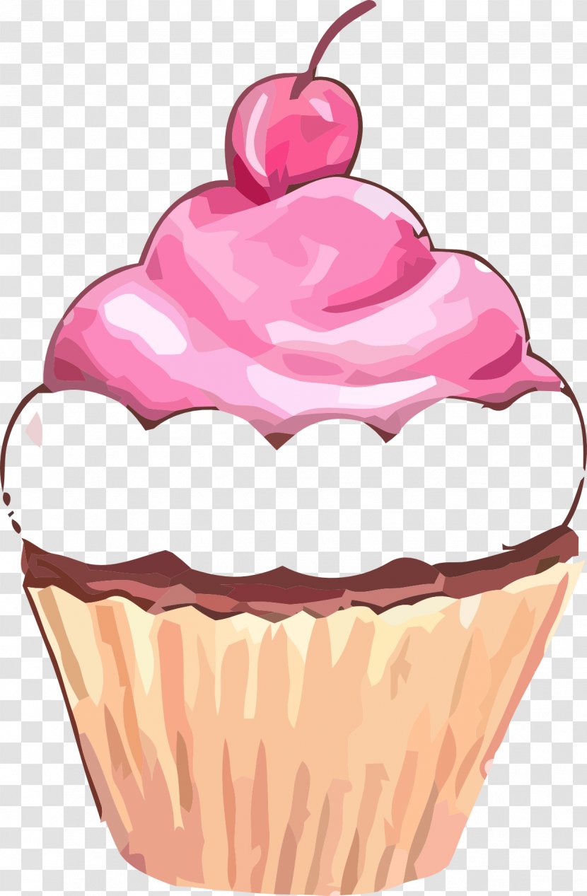 Cupcake Lollipop Ice Cream Clip Art - Cherry Transparent PNG