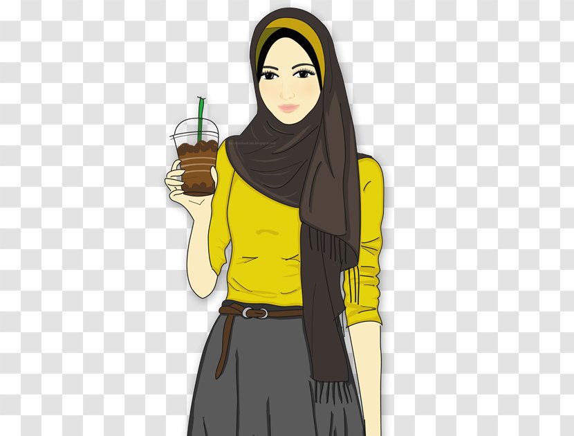 Islam Muslim Hijab Dawah Quran - Cartoon Transparent PNG