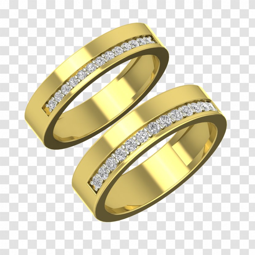 Wedding Ring Jewellery Gold - Body Jewelry - Couple Rings Transparent PNG