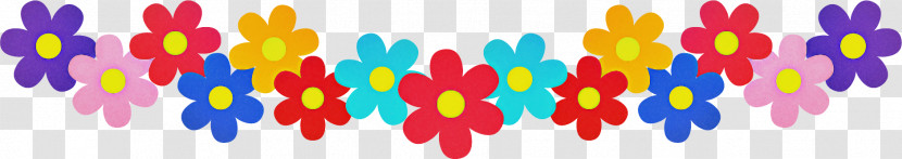 Flower Border Flower Background Floral Line Transparent PNG