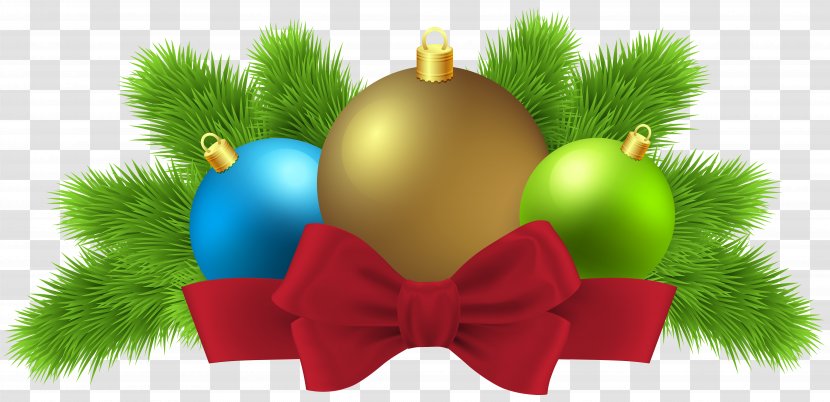 Christmas Ornament Clip Art - Conifer - Balls Deco Image Transparent PNG