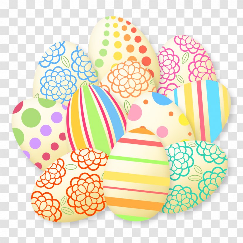 Easter Egg Line Baking - Food - Spring Material Transparent PNG