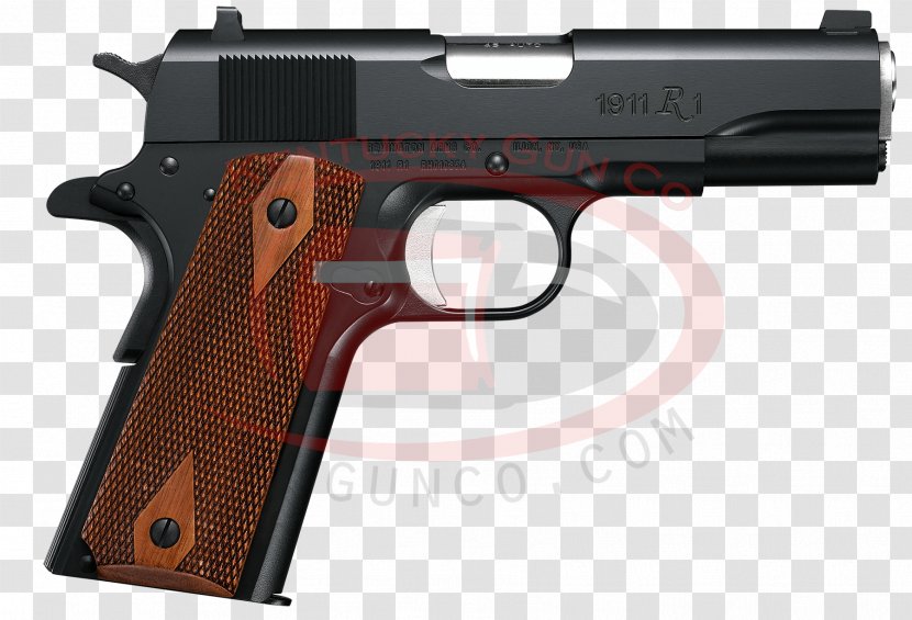 Remington 1911 R1 .45 ACP M1911 Pistol Firearm Arms - 45 Acp - Handgun Transparent PNG