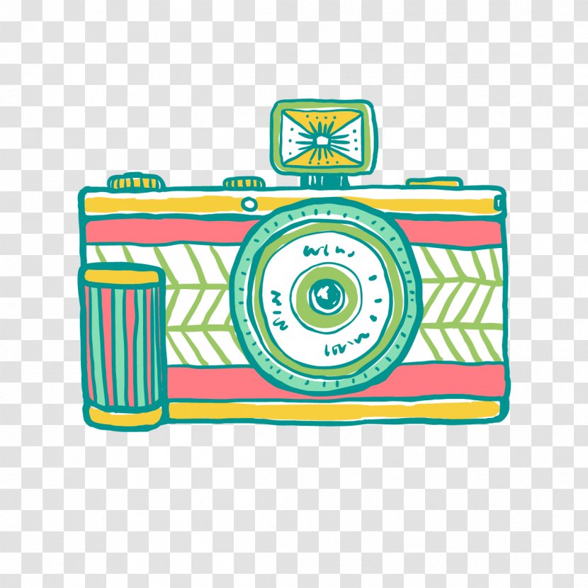 Camera Photography Drawing Flash - Digital - Vector Painted Transparent PNG