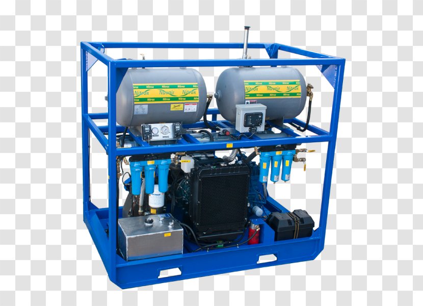 Electric Generator Compressor Electricity Nitrox Nuvair - Kubota Engine America Corporation Transparent PNG